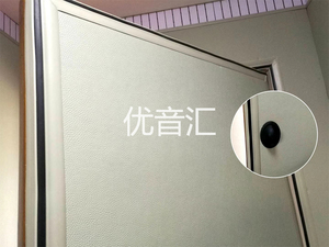 办案区谈话室墙面软包  留置室 审讯室新型硅胶门把手