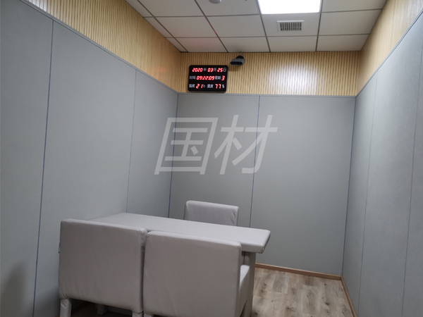 办案区审讯室防撞阻燃软包桌椅