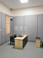 审讯室墙体阻燃防撞软包