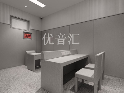 纪检审讯室防撞软包效果图