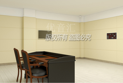 纪委审讯室墙面防撞软包效果图