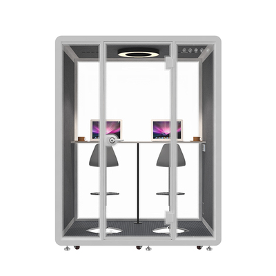 Two Person Meeting Pods Soundproof Cabin for Work From Home