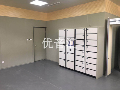 谈话室软包杂物柜