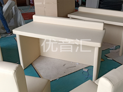 办案区审讯室防撞软包新型桌椅
