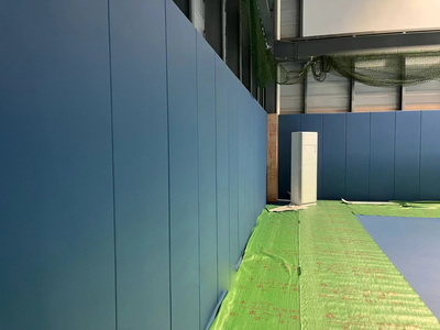 2" Wall pads for basketball court Customize Color Size Available Easy install