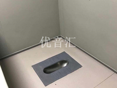 不锈钢硅胶防撞蹲便器