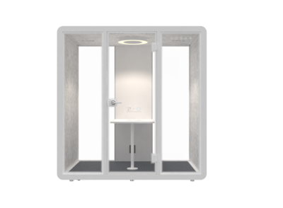 Meeting Pod Office Pods With Desk for Video Meeting and Monitor