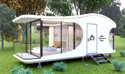 Hotel Capsules Resort Pods Prefab House Construction Container Outdoor Bedroom Resort Pods